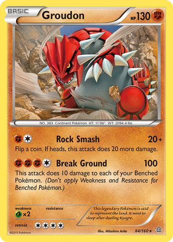 Groudon (84/160) [XY: Primal Clash]