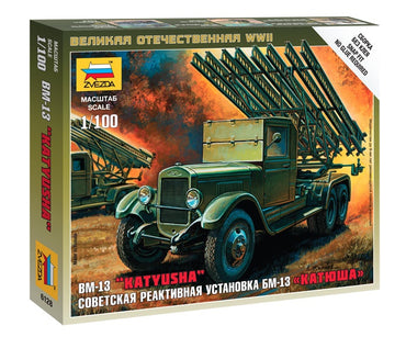 Zvezda 6128 1/100 Katyusha Plastic Model Kit