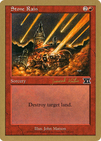 Stone Rain - 2000 Janosch Kuhn (6ED) [World Championship Decks 2000]