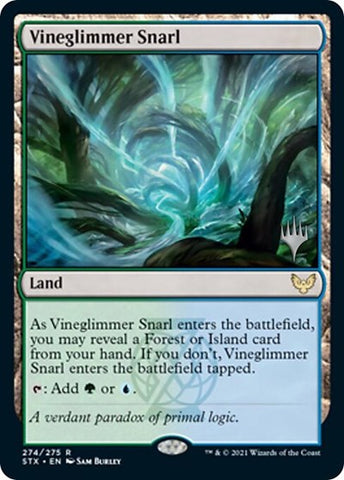 Vineglimmer Snarl (Promo Pack) [Strixhaven: School of Mages Promos]
