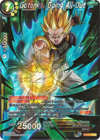 Gotenks, Going All-Out (BT10-110) [Rise of the Unison Warrior 2nd Edition]