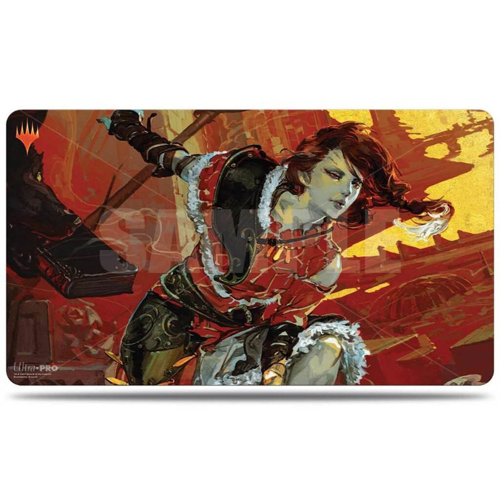 Magic: The Gathering Playmat- War of the Spark Japanese Alt Art- Arlinn Kord