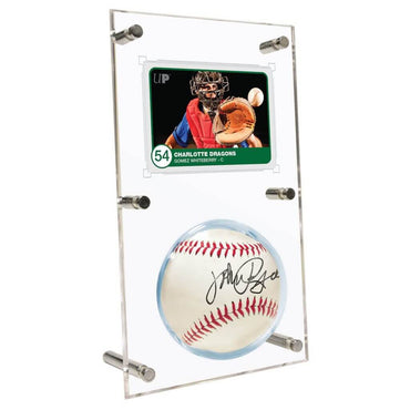 SPORT ACCESSORIES- Clear Ball & Card Flip Display