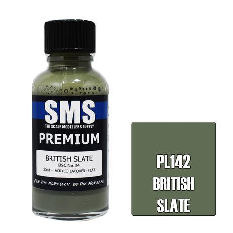 PL142 Premium Acrylic Lacquer BRITISH SLATE 30ml