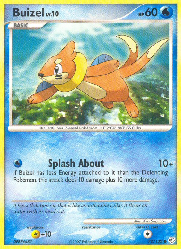 Buizel (72/130) [Diamond & Pearl: Base Set]