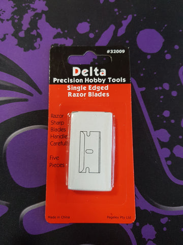 Delta #9 Single Edged Razor Blades (5 Pack)