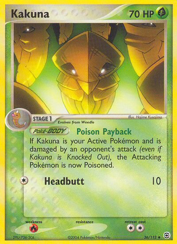 Kakuna (36/112) [EX: FireRed & LeafGreen]