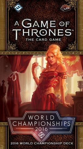 A Game of Thrones LCG: 2016 World Championship Joust Deck