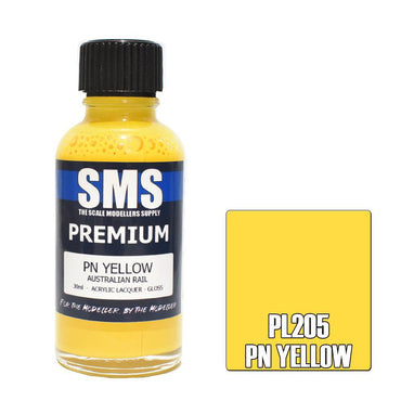 PL205 Premium Acrylic Lacquer PN YELLOW 30ml