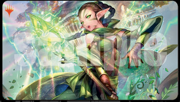 Magic: The Gathering – PLAYMAT- War of the Spark Japanese Alt Art- Nissa