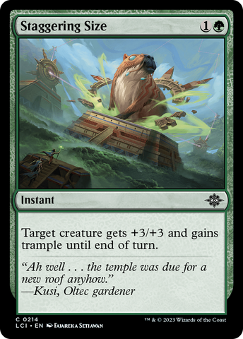 Staggering Size [The Lost Caverns of Ixalan]