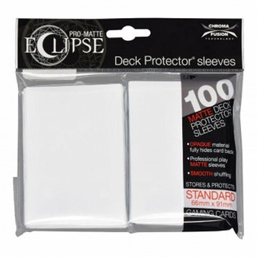 Deck protectors Standard 100ct Pro Matte Eclipse White 100ct