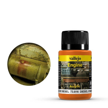 Vallejo 73816 Weathering Effects Diesel Stains 40 ml
