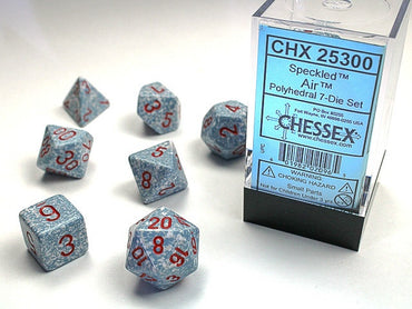 Chessex Polyhedral 7-Die Set Speckled Air