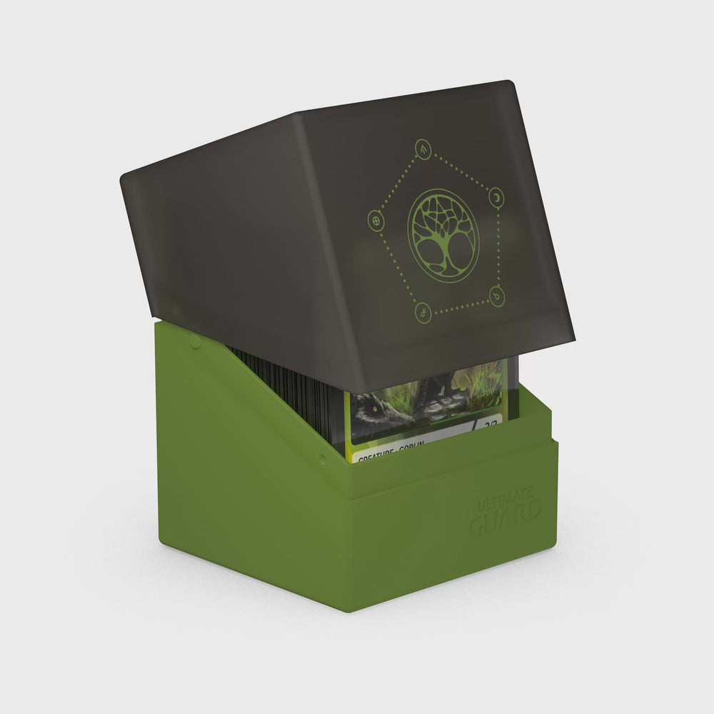 Ultimate Guard Boulder Deck Case 100+ Druidic Secrets - Arbor (Olive Green)