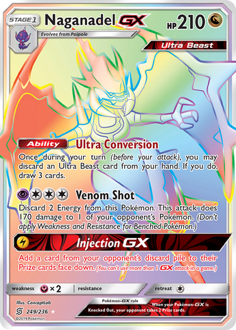 Naganadel GX (249/236) [Sun & Moon: Unified Minds]