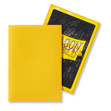 Sleeves - Dragon Shield Japanese- Box 60 - Yellow MATTE