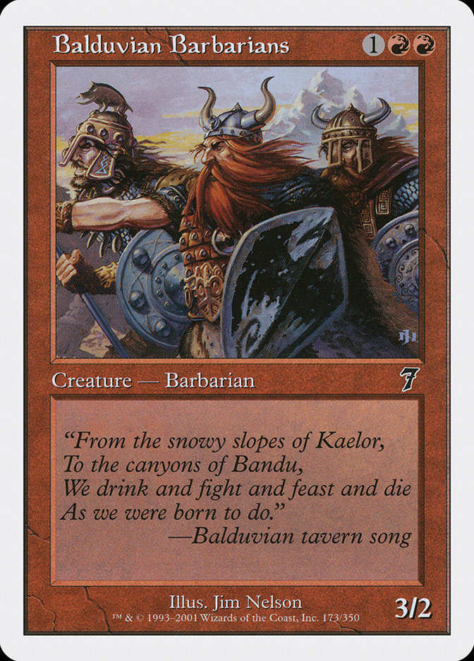 Balduvian Barbarians [Seventh Edition]
