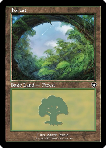 Forest (451) (Retro) [Commander Masters]