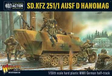 Bolt Action - Sd.Kfz 251/1 Ausf D Hanomag Plastic Model