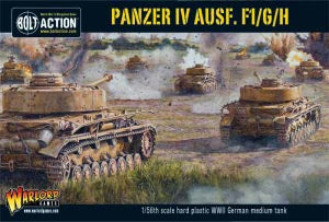 Bolt Action - Plastic Panzer IV Ausf.F1/G/H
