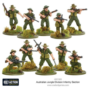 Bolt Action Australian Jungle Division infantry section