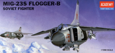 Academy 1/72 MIG-23S Flogger B 12445 Plastic Model Kit
