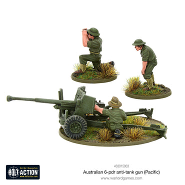 Bolt Action Australian 6-pdr anti-tank gun
