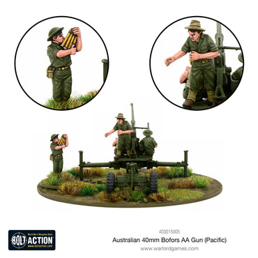 Bolt Action Australian 40mm Bofors AA gun
