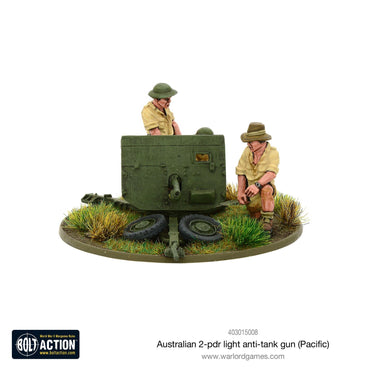 Bolt Action Australian 2-pdr light anti-tank gun