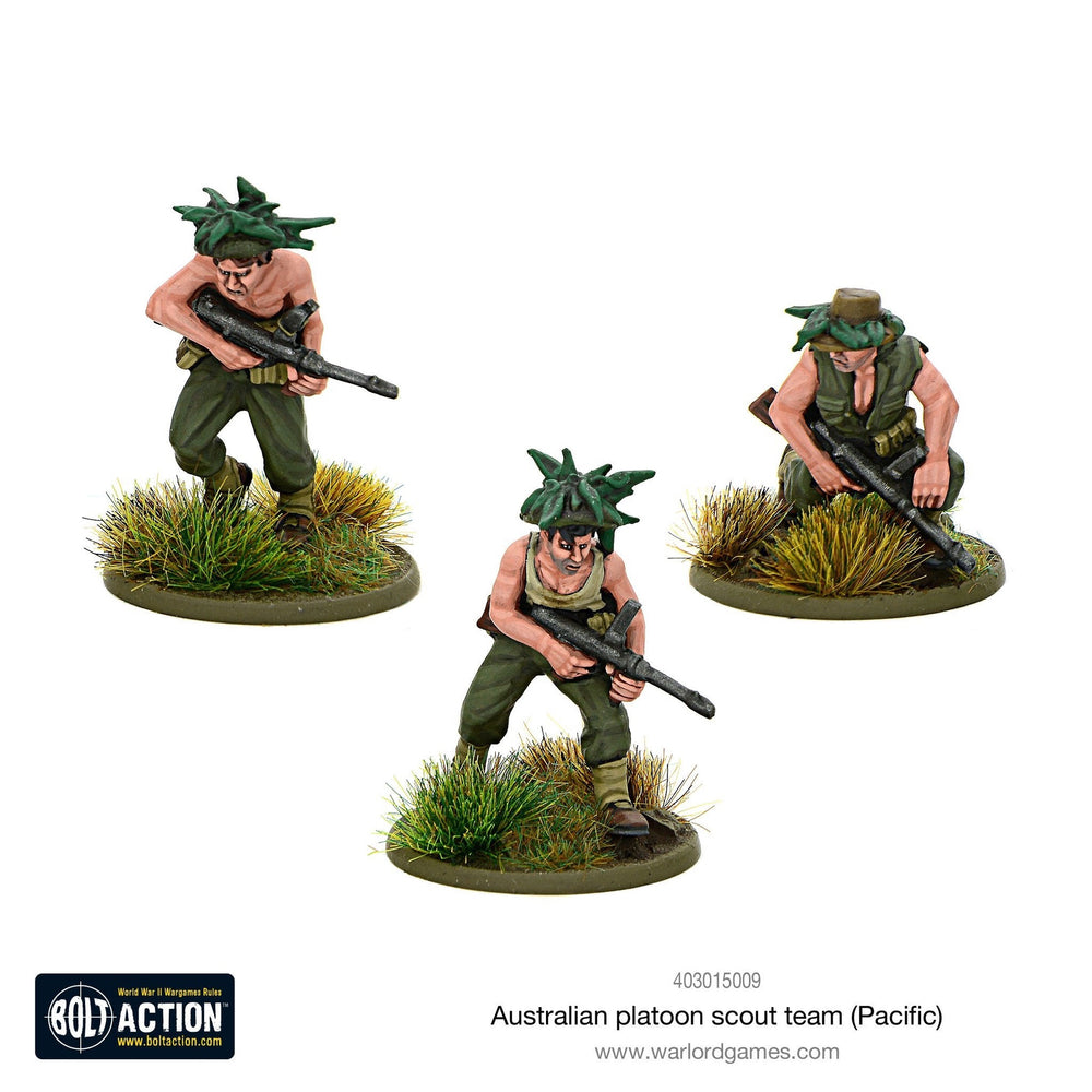 Bolt Action Australian platoon scout team