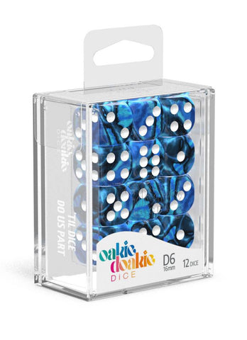 Oakie Doakie Dice D6 16 mm GemiDice - Twilight Stone (12)