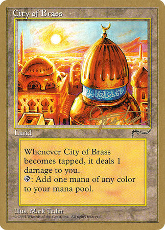 City of Brass - 1996 George Baxter (ARN) [Pro Tour Collector Set]