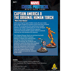 Marvel Crisis Protocol Captain America & the Original Human Torch