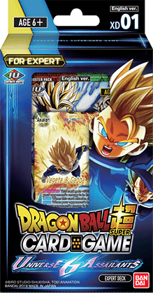 Dragon Ball Super Card Game  Expert Deck 01 Universe 6 Assailants