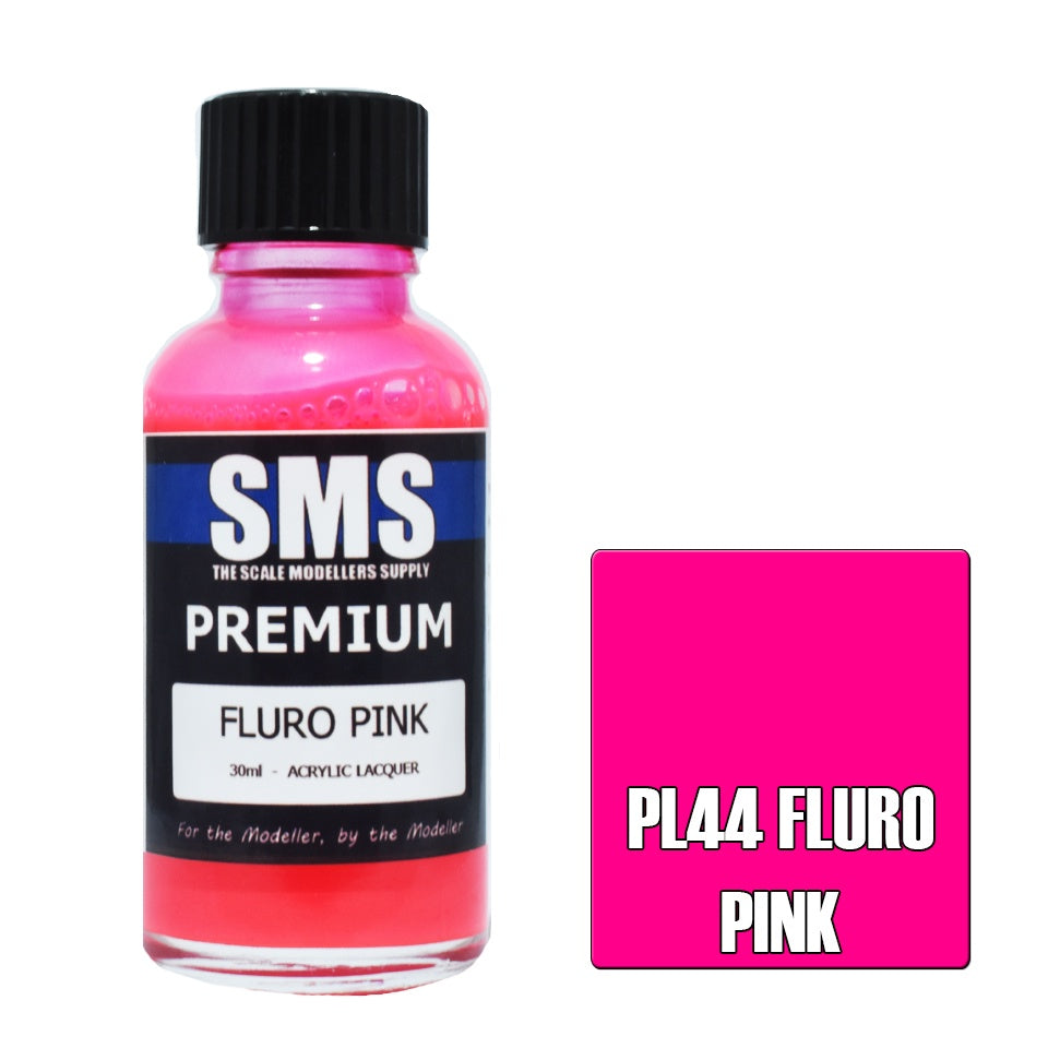 PL44 Premium Acrylic Lacquer FLURO PINK 30ml