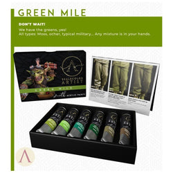 Scale 75 Scalecolor Artist Green Mile Paint Set