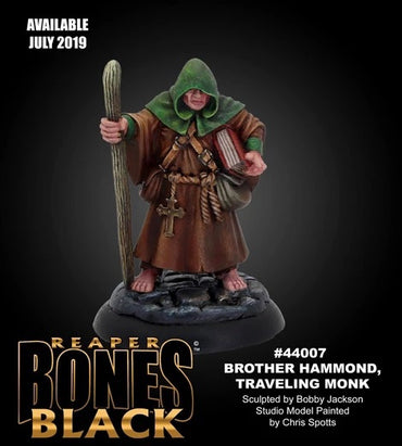 Reaper Bones Black Brother Hammond, Monk