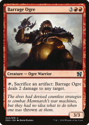 Barrage Ogre [Duel Decks: Elves vs. Inventors]