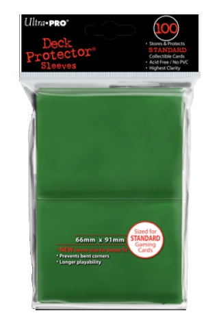 DECK PROTECTOR STANDARD - 100ct Green