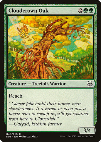 Cloudcrown Oak [Duel Decks: Mind vs. Might]