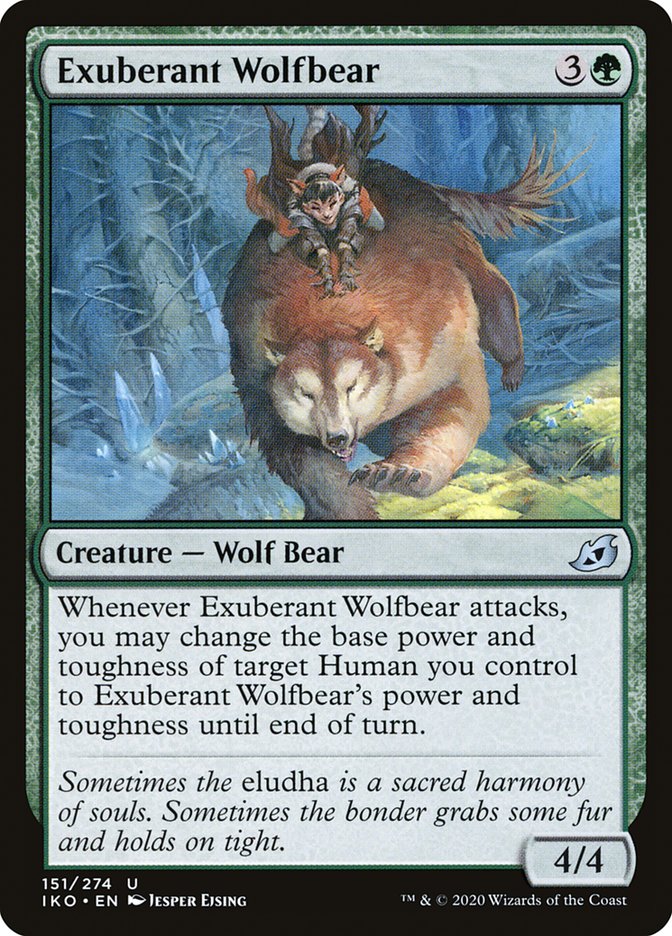 Exuberant Wolfbear [Ikoria: Lair of Behemoths]