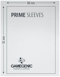 Gamegenic Prime Card Sleeves Blue (66mm x 91mm) (100 Sleeves Per Pack)