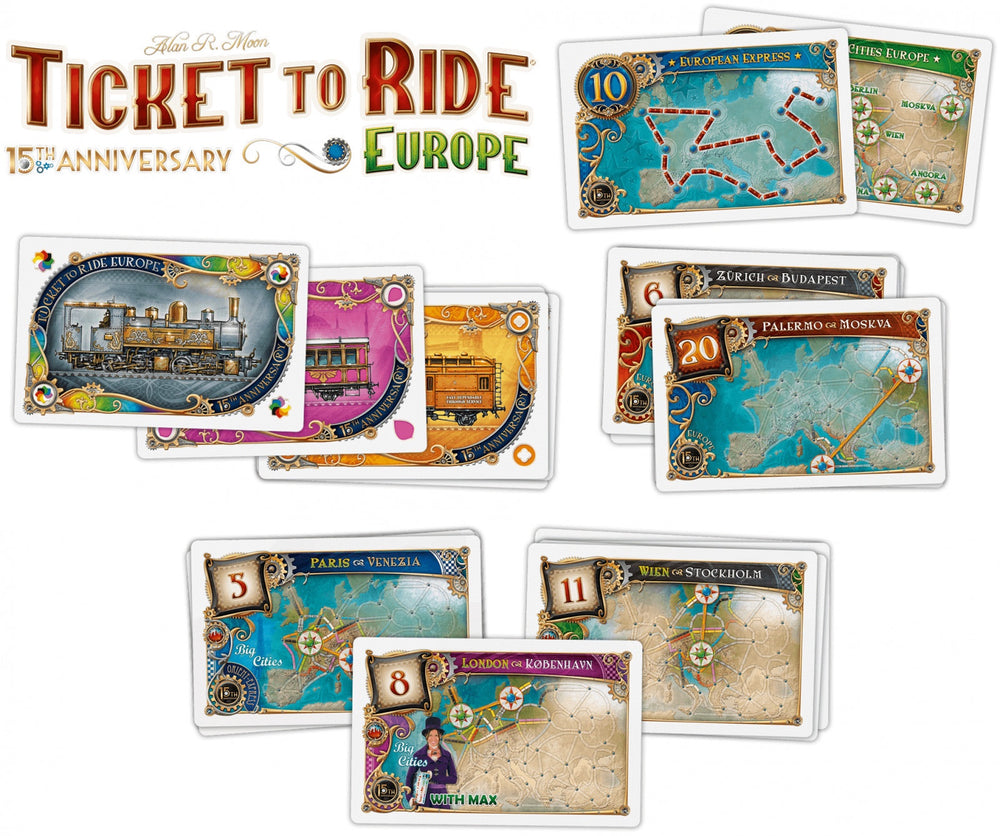 Ticket to Ride: Europe 15th Anniversary