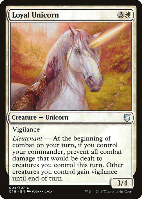 Loyal Unicorn [Commander 2018]