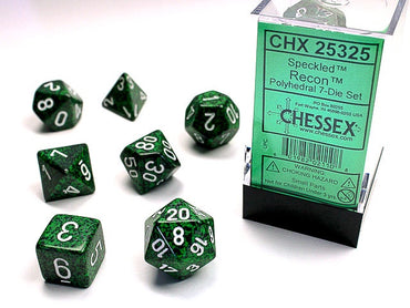 Chessex Polyhedral 7-Die Set Speckled Recon