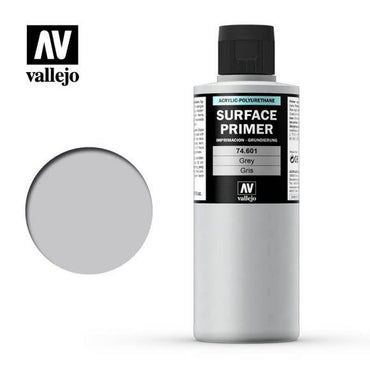 Vallejo Surface Primer Colour Grey 200ml