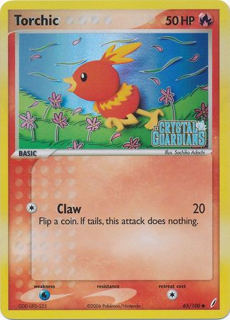 Torchic (65/100) (Stamped) [EX: Crystal Guardians]