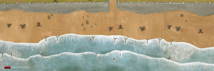 D-Day Beach Landing Mat (48 inch x 18 inch)