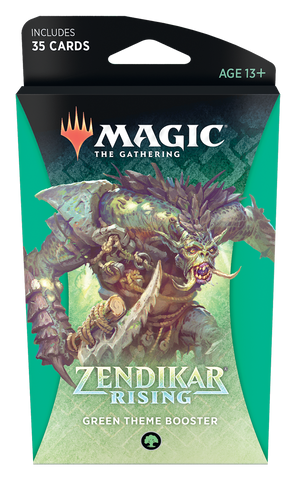 Magic Zendikar Rising Theme Booster Green